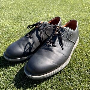 FootJoy Black Leather Golf Shoes 10